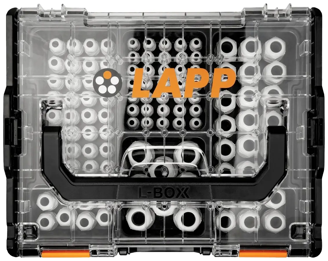 LAPP 53110051 Комплект кабельних сальників, ударостійкий ABS-пластик, глянцевий сірий, 1 комплект