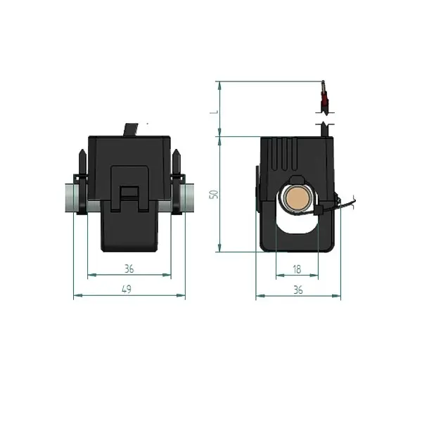 Celsa TC 18 150/1A 0.2VA Cl. 3 70006-1005 Трансформатор тока для преобразования кабеля Первичный ток 150 А Вторичный ток 1 А Диаме