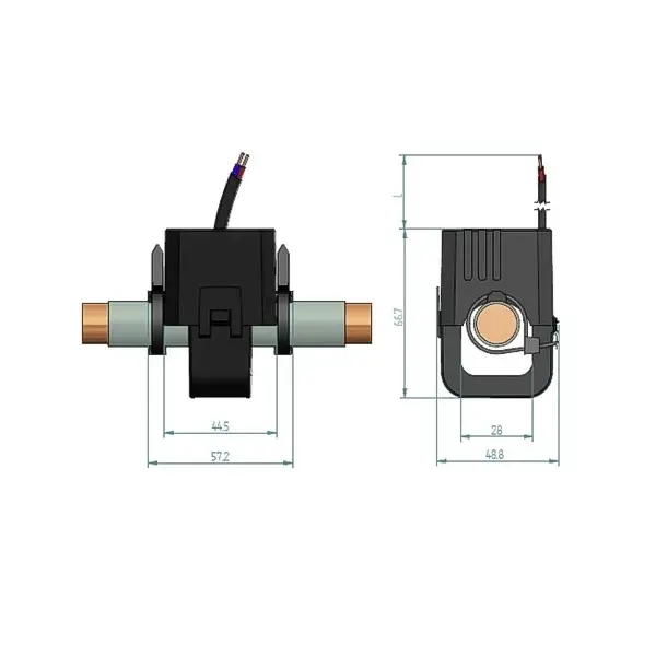 Celsa TQ 27 200/1A 0.2VA Cl. 1 70006-1012 Трансформатор тока для преобразования кабеля Первичный ток 200 А Вторичный ток 1 А Диаме
