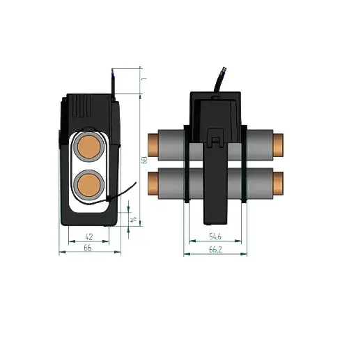Celsa TQ 84 500/5A 0.5VA Cl. 1 70006-1341 Трансформатор струму для кабельного перетворення Первинний струм 500 A Вторинний струм 5