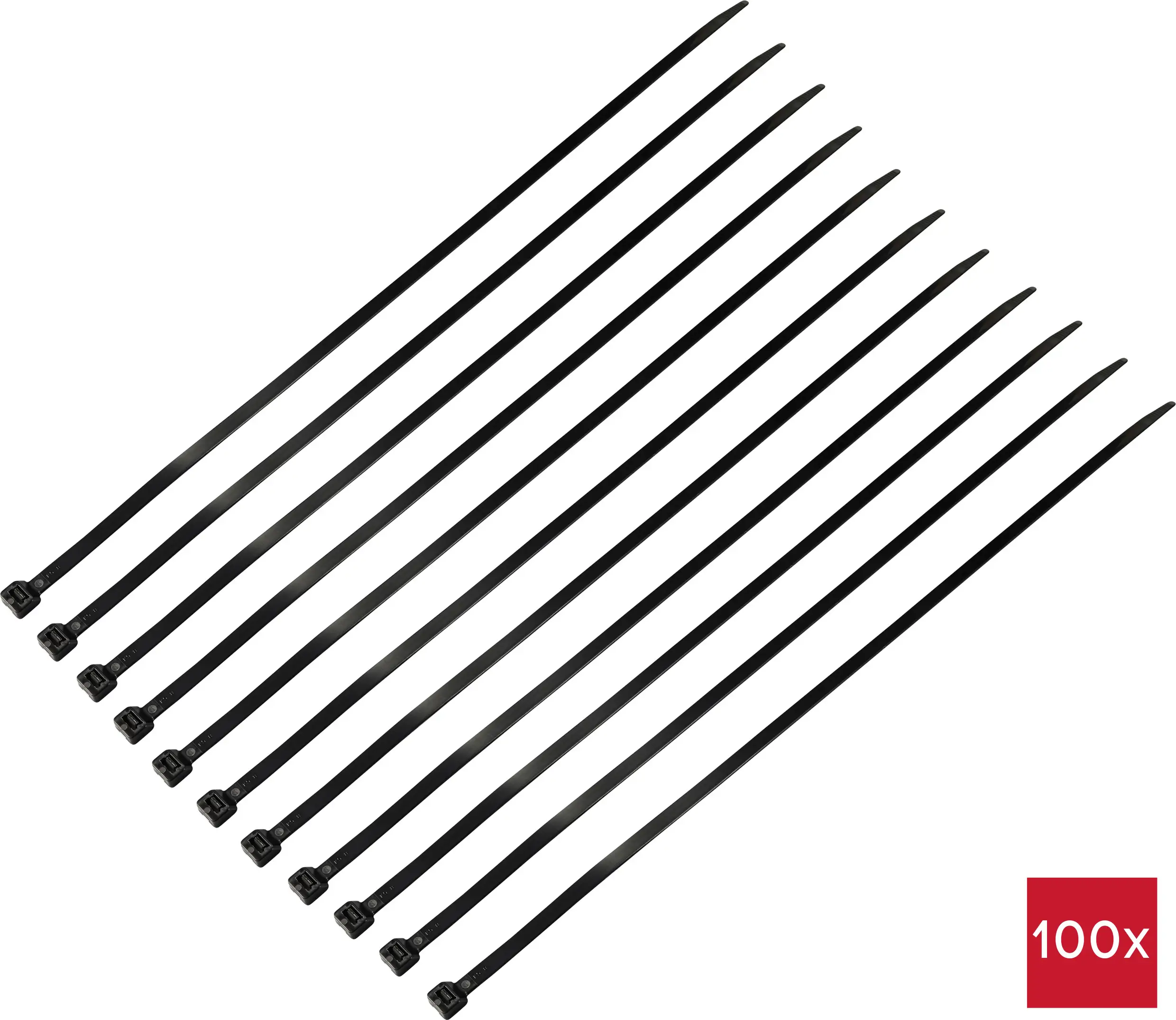 TRU COMPONENTS TC-12533368 Кабельная стяжка, 550 мм, ПП, 100 шт.