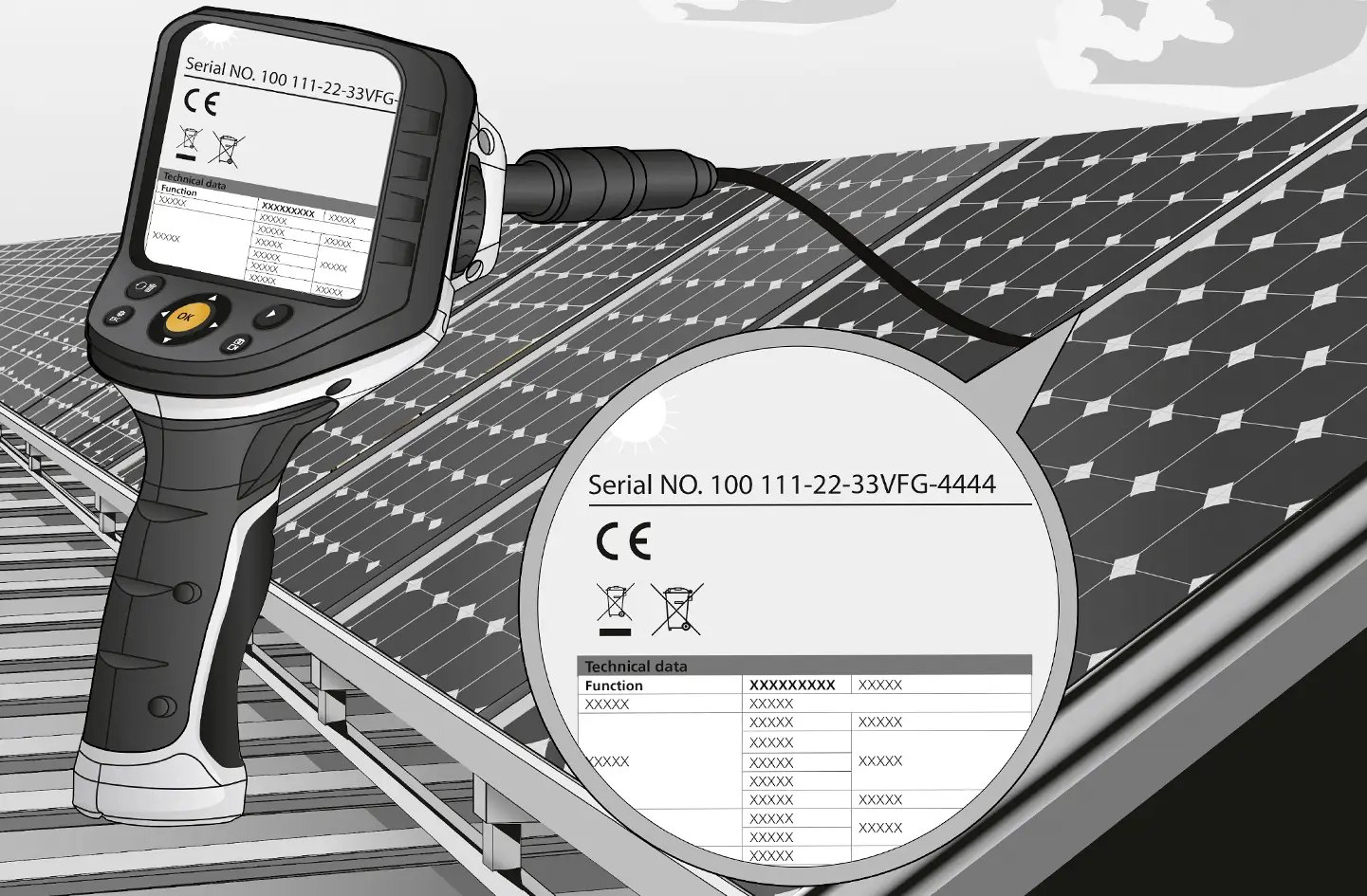 Зонд для эндоскопа Laserliner Micro Camera 082.221A, диаметр зонда 6 мм, длина 1,5 м.