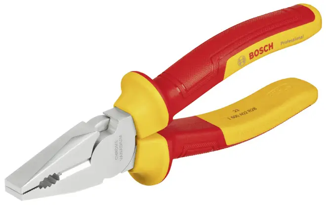 Професійні комбіновані плоскогубці Bosch 1600A02NE1 1600A02NE1, 180 мм, VDE