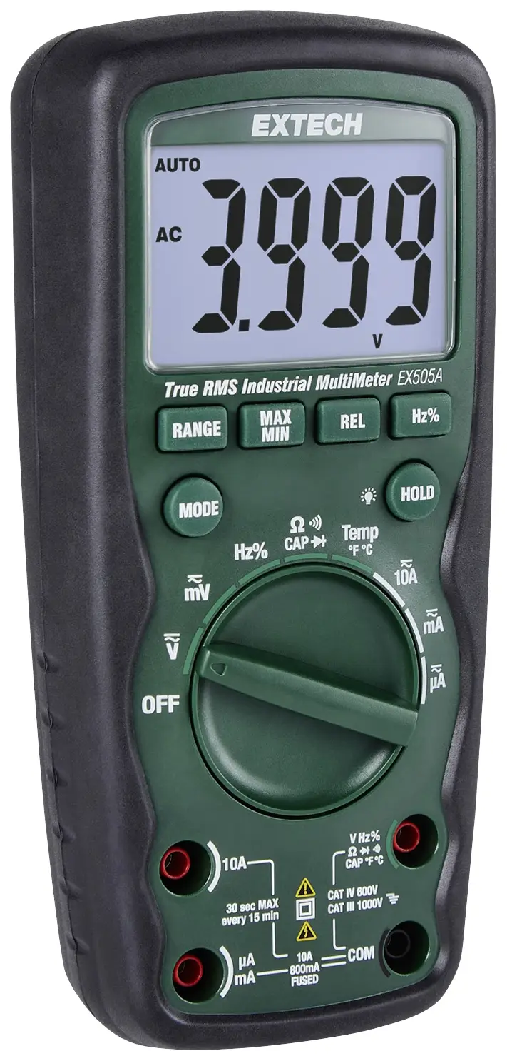 Цифровий мультиметр Extech EX505A, IP67, CAT IV 600 В