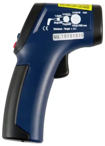 Пірометр PCE Instruments PCE-777N Оптика 8:1 -30 - 260 °C Безконтактне ІЧ-вимірювання