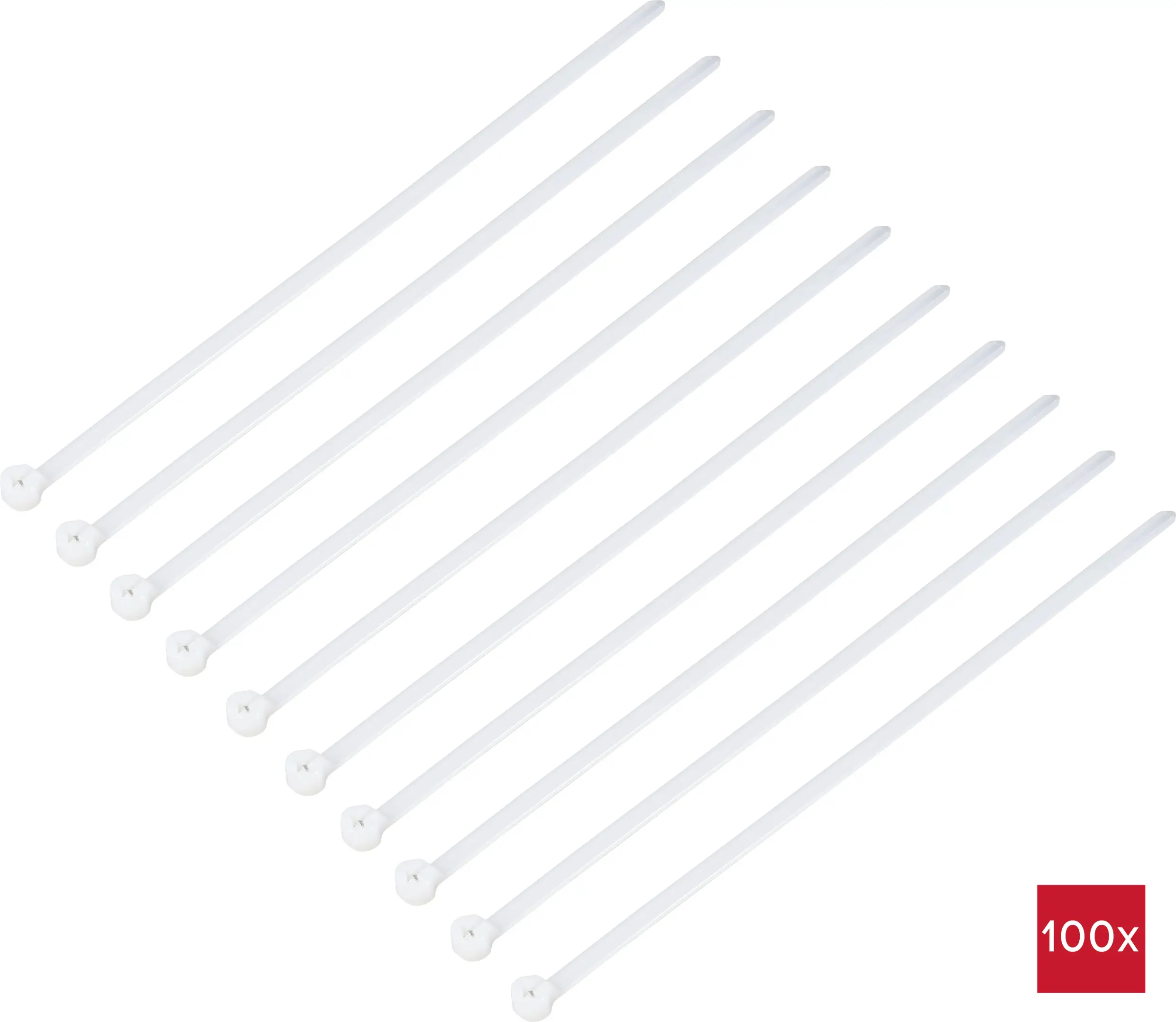 Кабельная стяжка TRU COMPONENTS TC-12814152, 200 мм, полиамид 6.6, 100 шт.