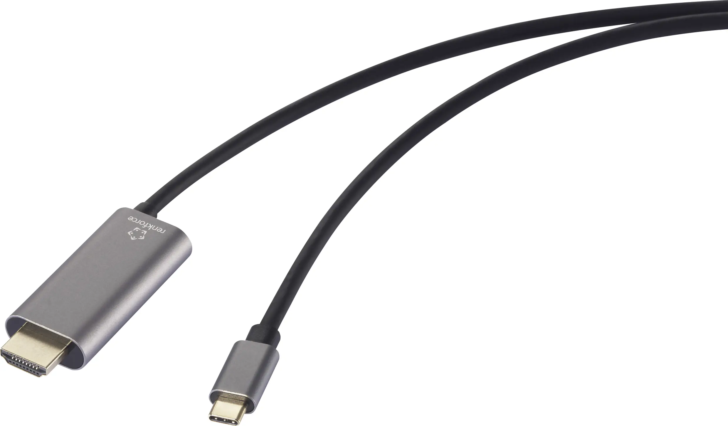 Кабель Renkforce RF-6409790 USB-C® HDMI 2.0 для дисплея, USB-C® на HDMI-A, 1,50 м