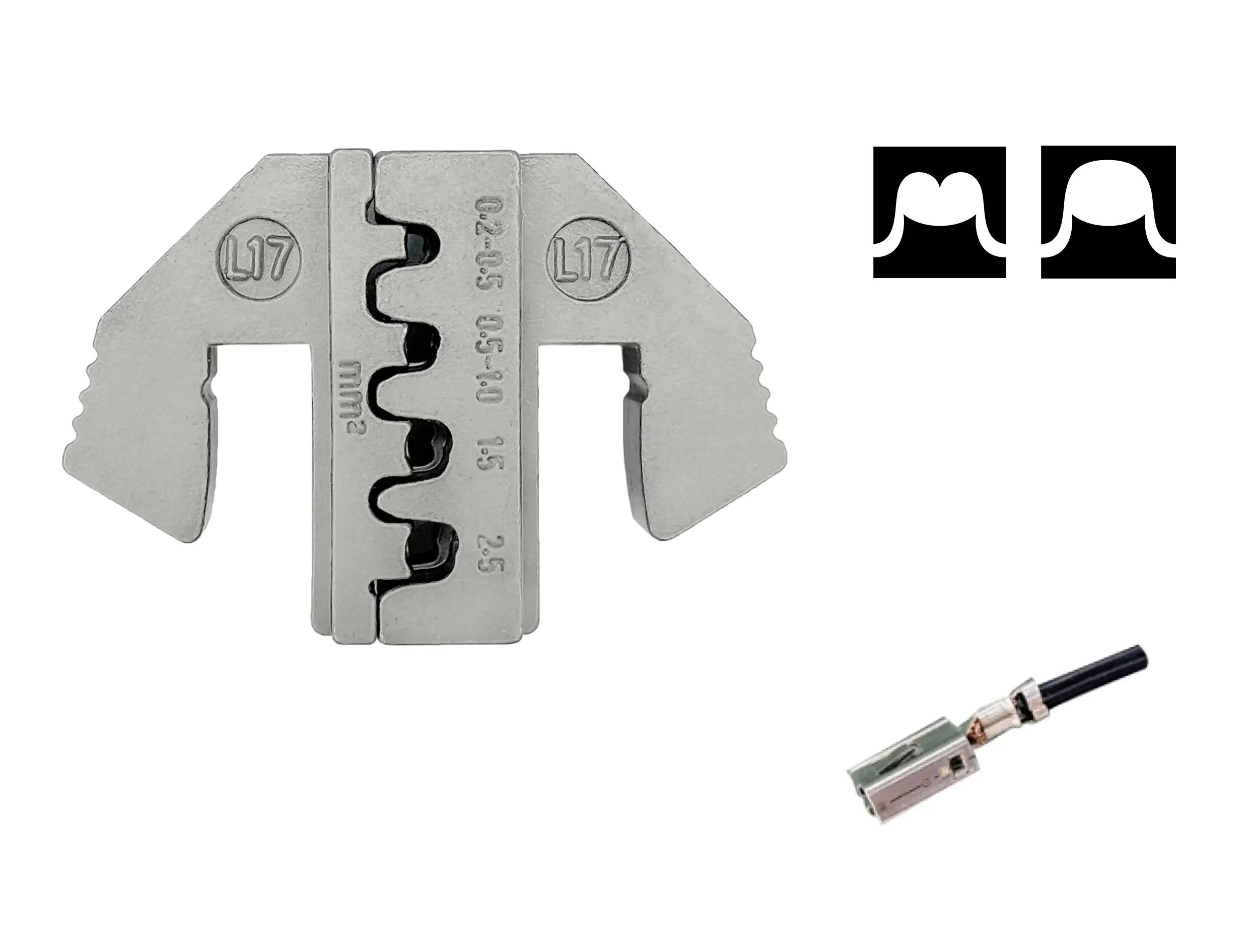 Вставка для обжимного инструмента TOOLCRAFT TO-9625860, 0,2–2,5 мм²