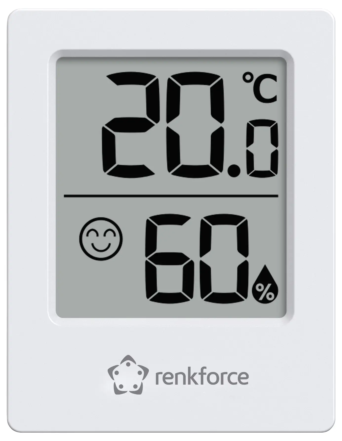 Беспроводной термогигрометр Renkforce RF-6417554, белый, RF-6417554