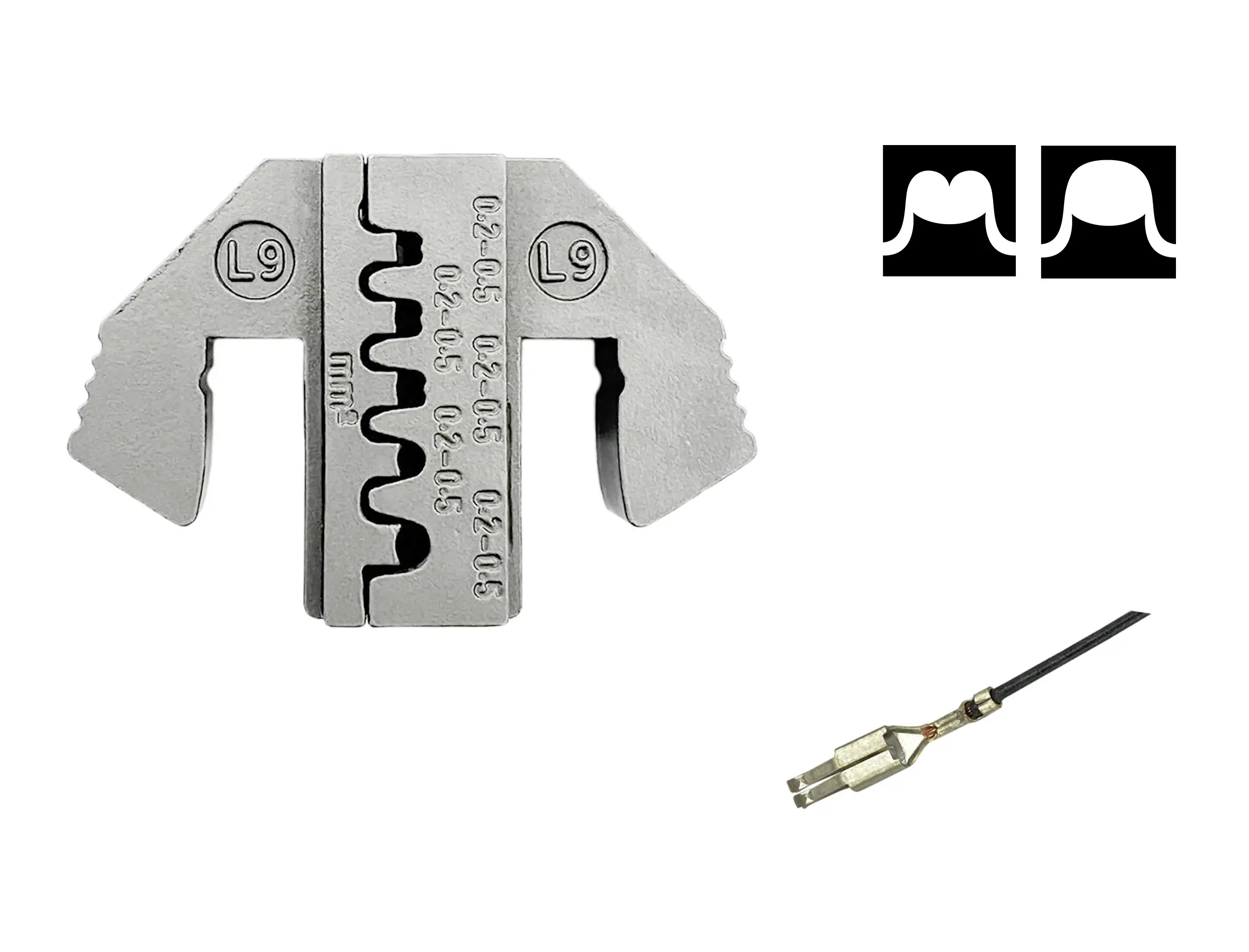 Вставка для обжимного инструмента TOOLCRAFT TO-9627240, 0,2–0,5 мм²