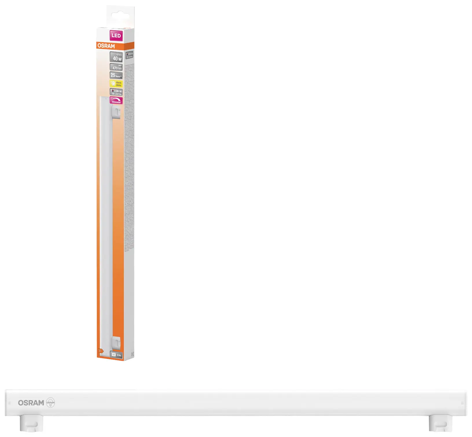 Світлодіодна лампа OSRAM HOMELIGHTING 4099854232879 S14S 4,7 Вт = 40 Вт 470 лм теплий білий 1 шт.