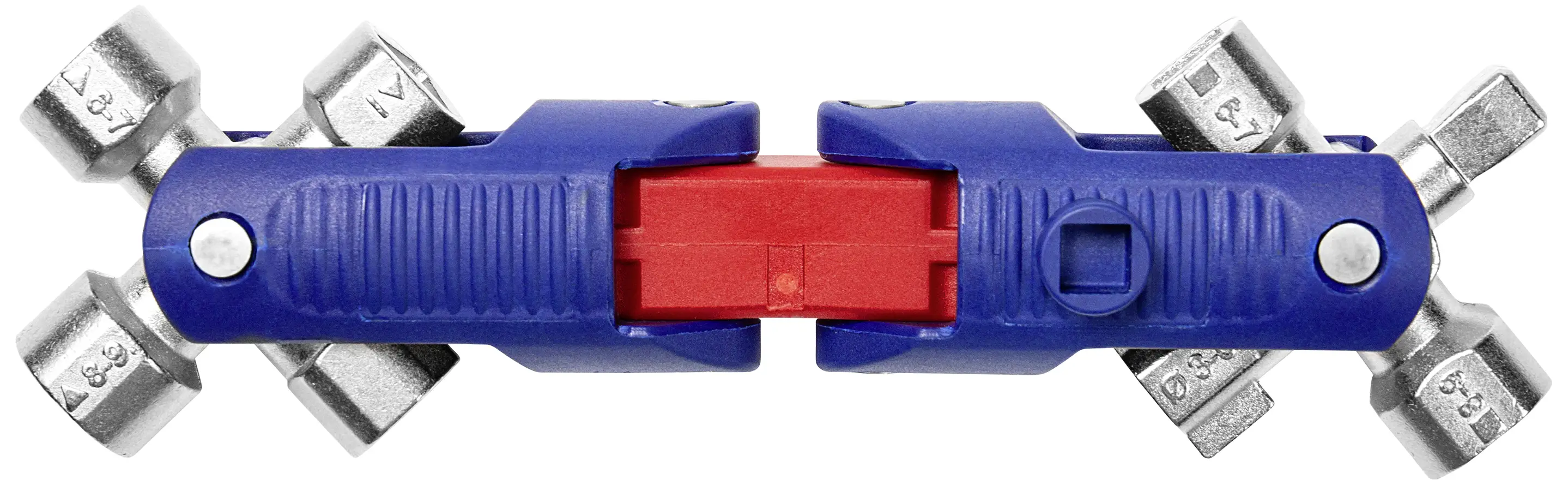 Knipex 00 11 06 V04 KNIPEX 00 11 06 V04 Универсальный ключ JointKey Quadro для популярных систем запирания 161 мм Ключ для шкафа у