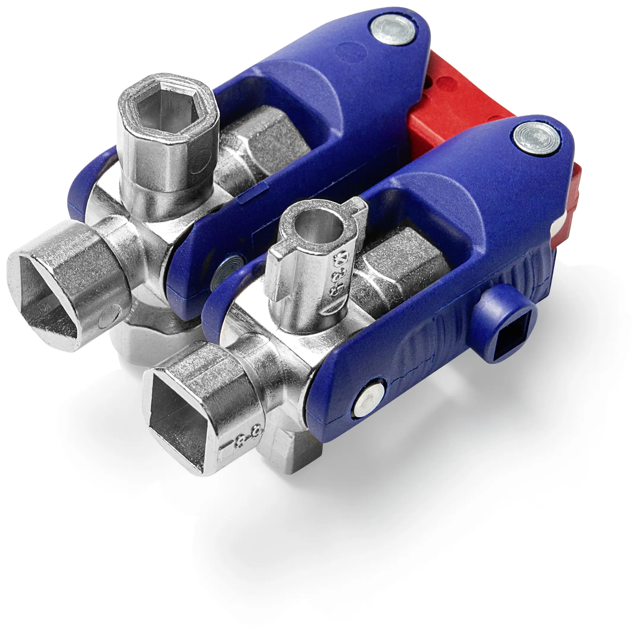 Knipex 00 11 06 V04 KNIPEX 00 11 06 V04 Универсальный ключ JointKey Quadro для популярных систем запирания 161 мм Ключ для шкафа у