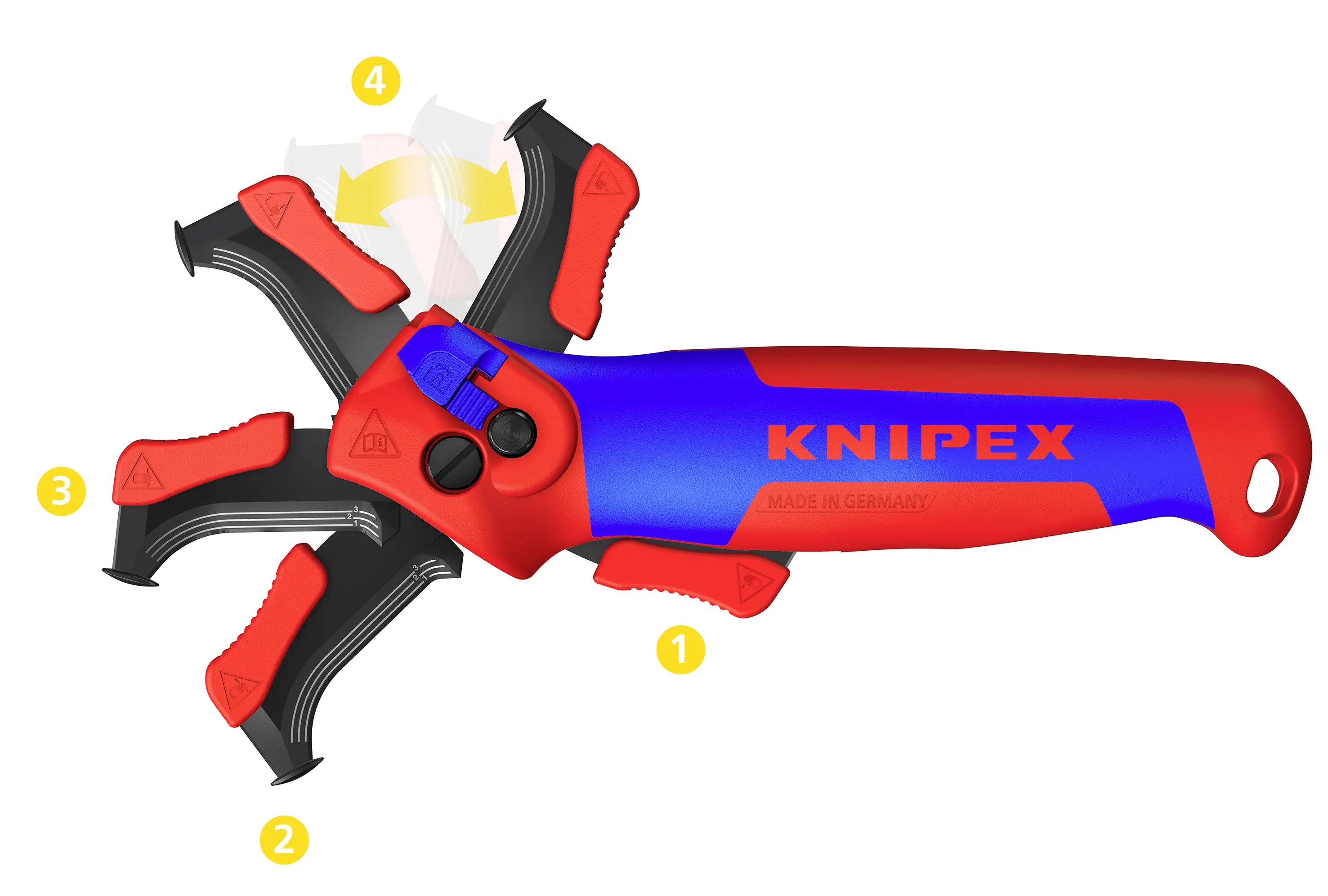 Лезо для зачистки проводів Knipex 16 50 145 SB, 7 мм (макс.)