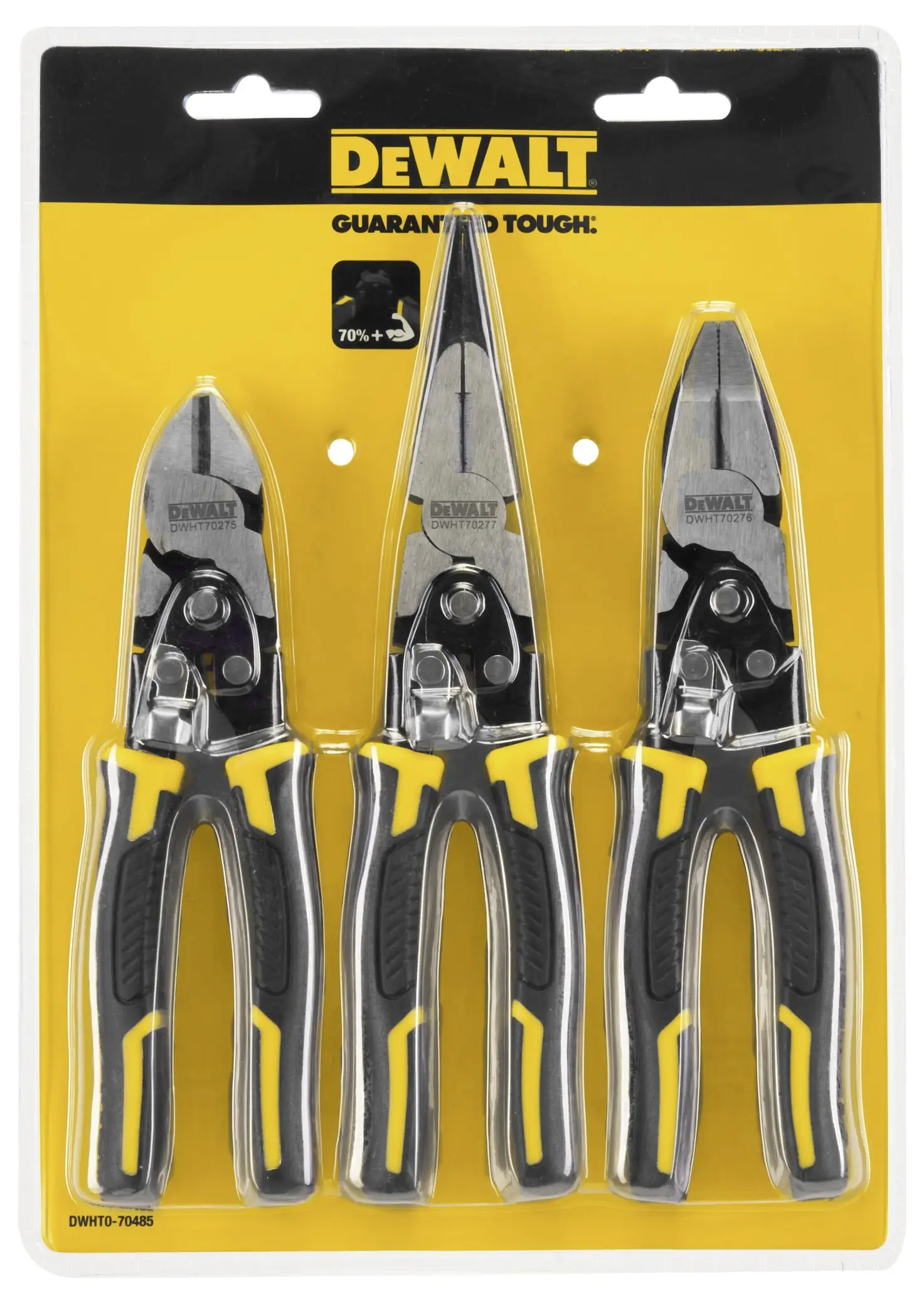 Набор плоскогубцев DEWALT Du DWHT0-70485, 3 шт.