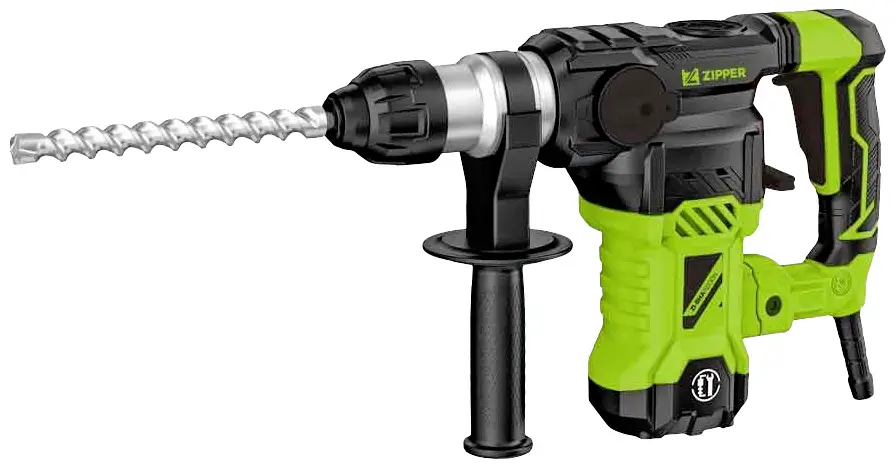 Перфоратор Zipper ZI-BHA1500DN SDS-Plus, 230 В, 1500 Вт, в комплекте с принадлежностями и кейсом.