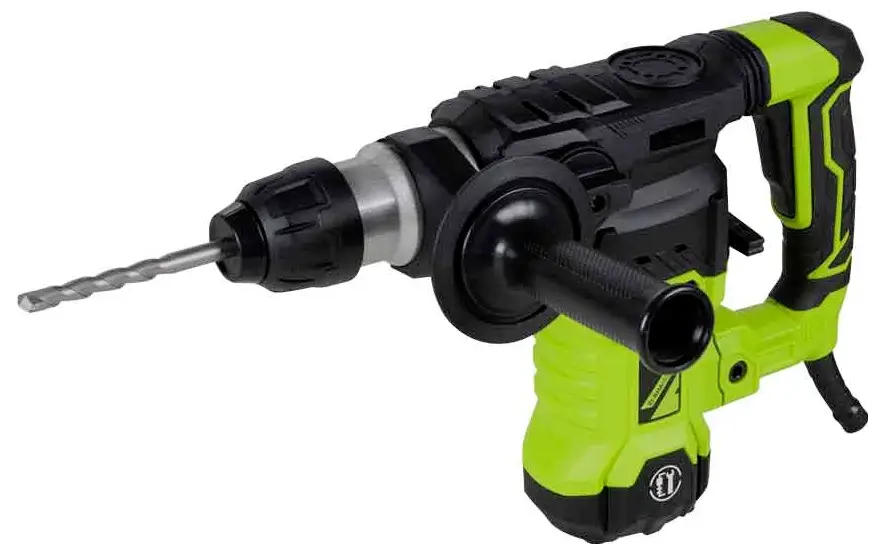 Перфоратор Zipper ZI-BHA1500DN SDS-Plus, 230 В, 1500 Вт, в комплекте с принадлежностями и кейсом.