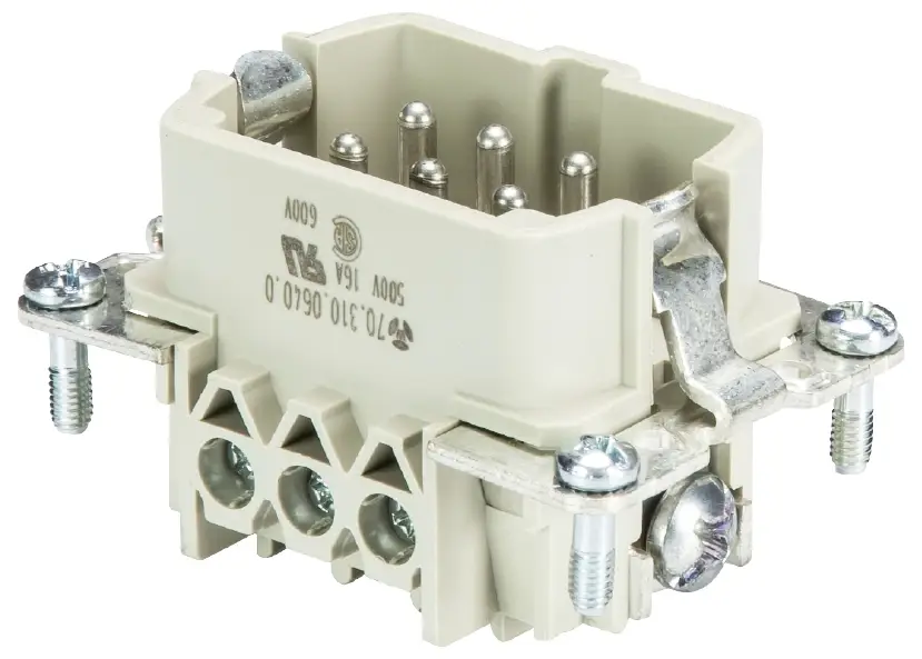 Вставка роз'єму 70.310.0602.0 Wieland Electric Загальна кількість контактів 6 10 шт.
