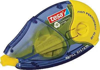 Рулон с клеем tesa Неперманентный ролик ecoLogo® 8,4 мм 14 м Съемный Возможность пополнения: Да 59200-00005-06 1 шт.