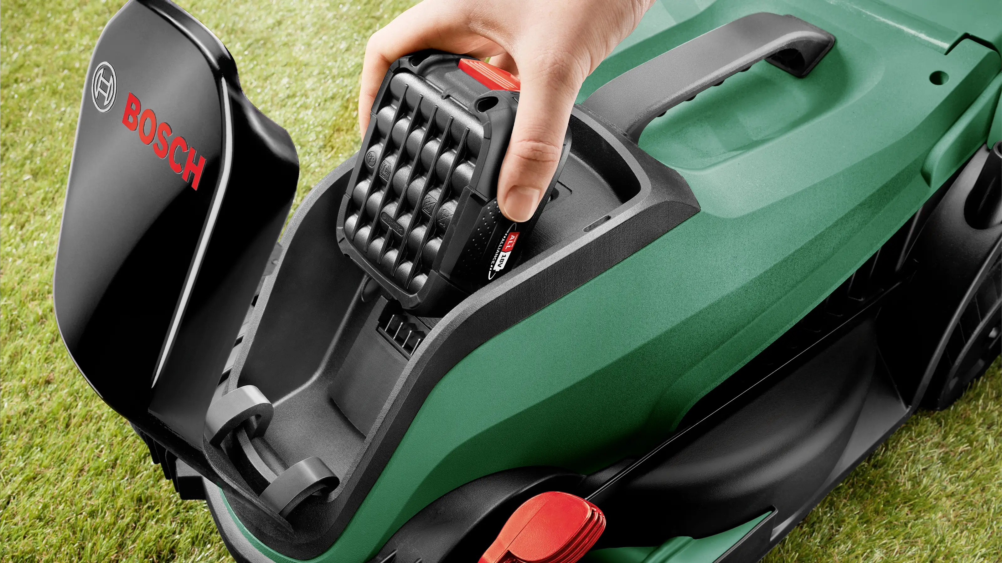 Газонокосилка Bosch Home and Garden CityMower 18V-32, аккумуляторная газонокосилка B-Ware (повреждена/отсутствует упаковка), в ком