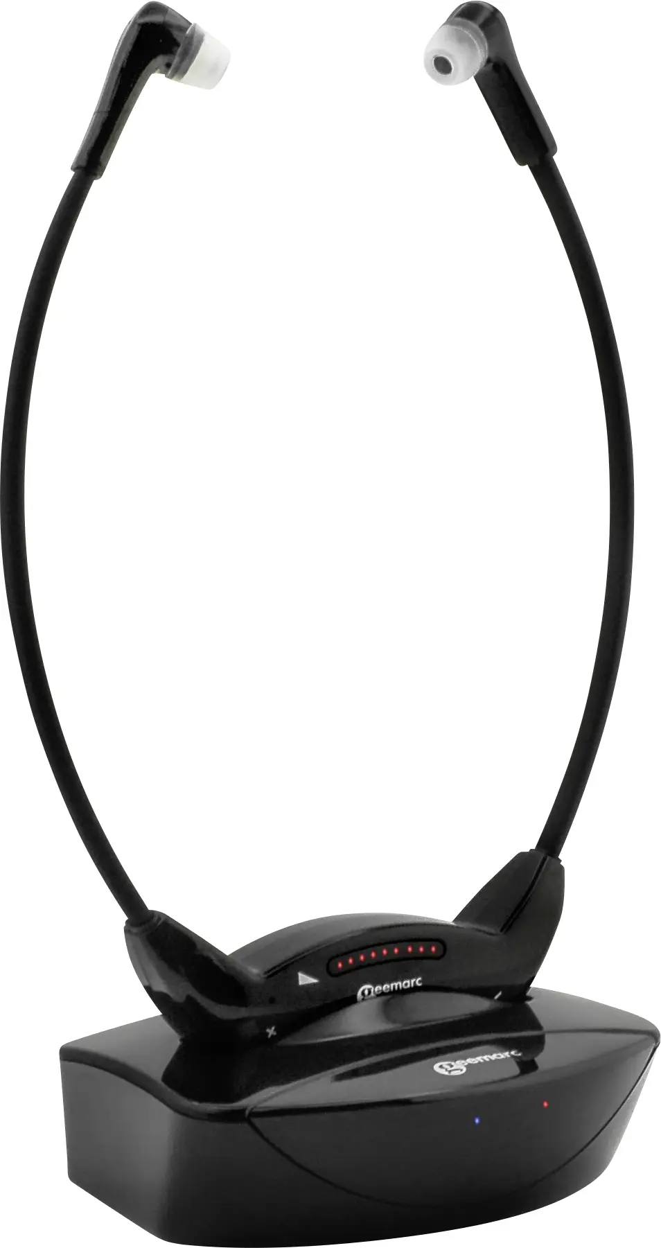 Беспроводные стереонаушники Geemarc CL7700 Bluetooth с регулятором громкости, Hi-Fi, черного цвета