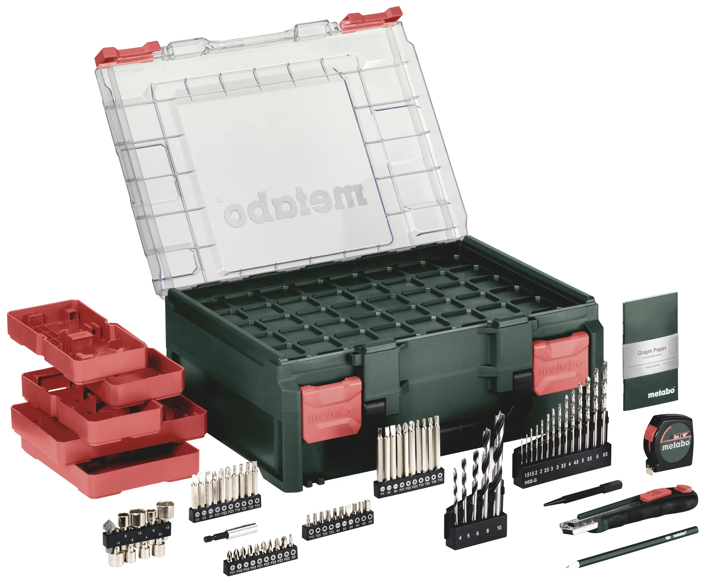 Акумуляторний дриль-шуруповерт Metabo BS 18 Quick Set 602217710, 18 В 2 Аг, безщітковий, з 2 акумуляторами, з кейсом, із зарядним