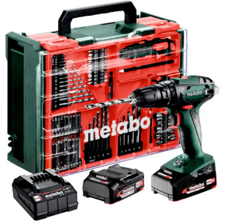 Metabo SB 18 Set 602245710 Аккумуляторный ударный гайковерт 48 Нм 18 В Количество аккумуляторов в комплекте: 2 LiHD brushless, вкл