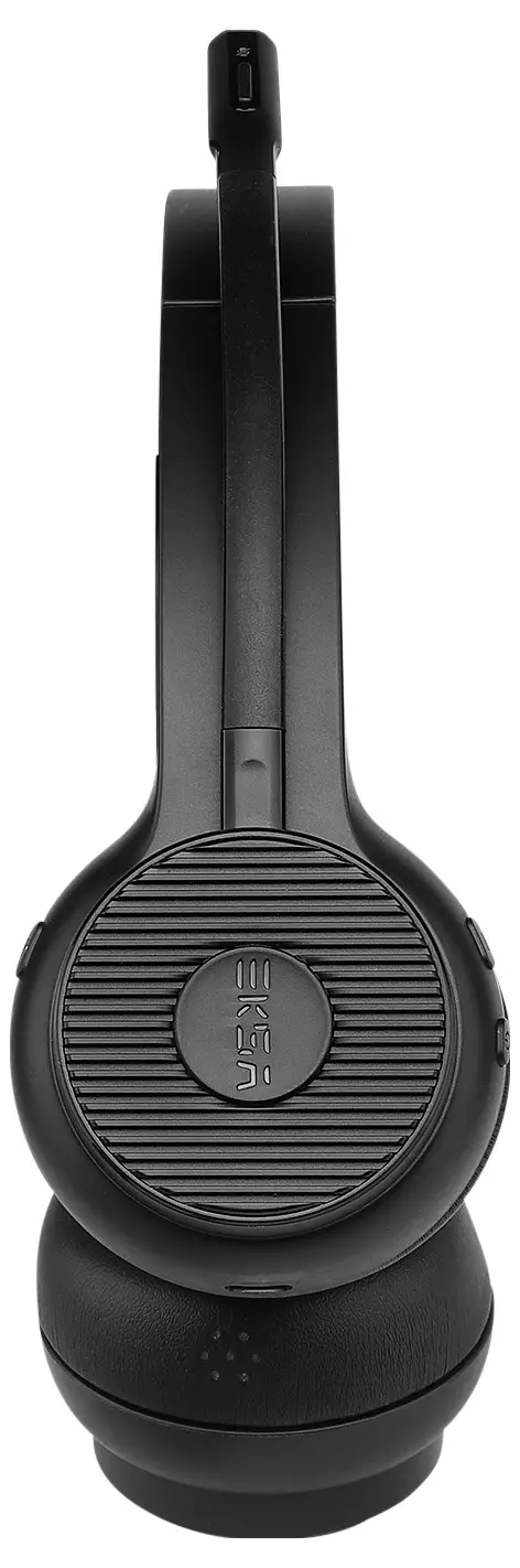 Накладные наушники Bluetooth EKSA H16 черные Шумоподавление, гарнитура с шумоподавлением микрофона, регулятор громкости, индикатор