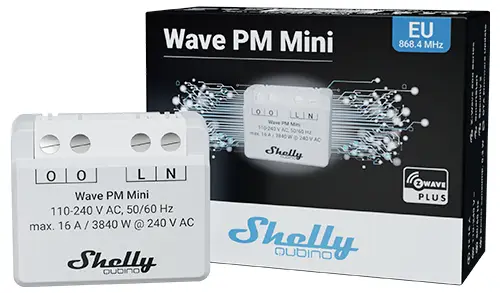 Shelly Shelly Qubino Wave PM Mini Z-Wave измерительно-коммутационный актуатор