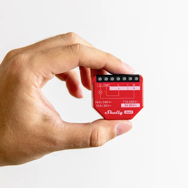 Shelly Shelly 1PM Gen3 Bluetooth, Wi-Fi измерительно-коммутационный привод