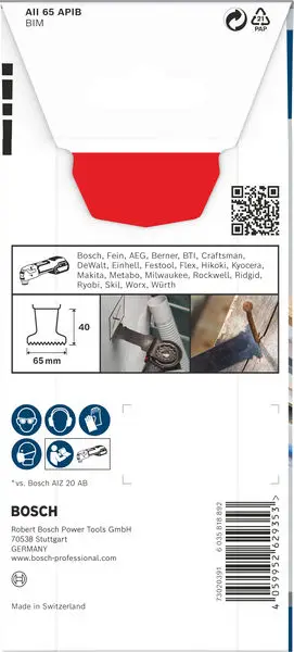 Аксессуары Bosch 2608669078 2608669078 биметаллический многофункциональный нож 1 шт.