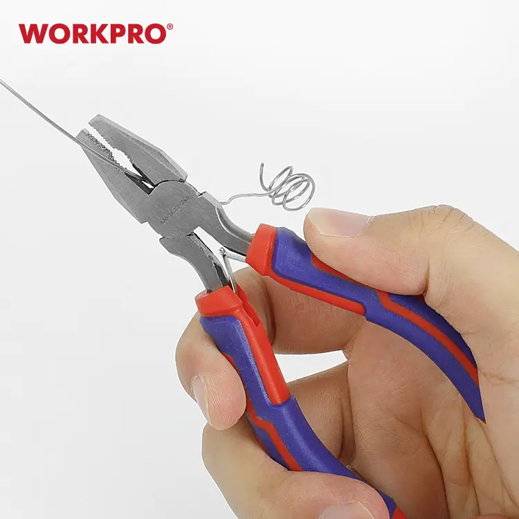 WorkPro WP231097 универсальный продукт Мини-клещи для выравнивания хром-ванадиевой стали 110 мм