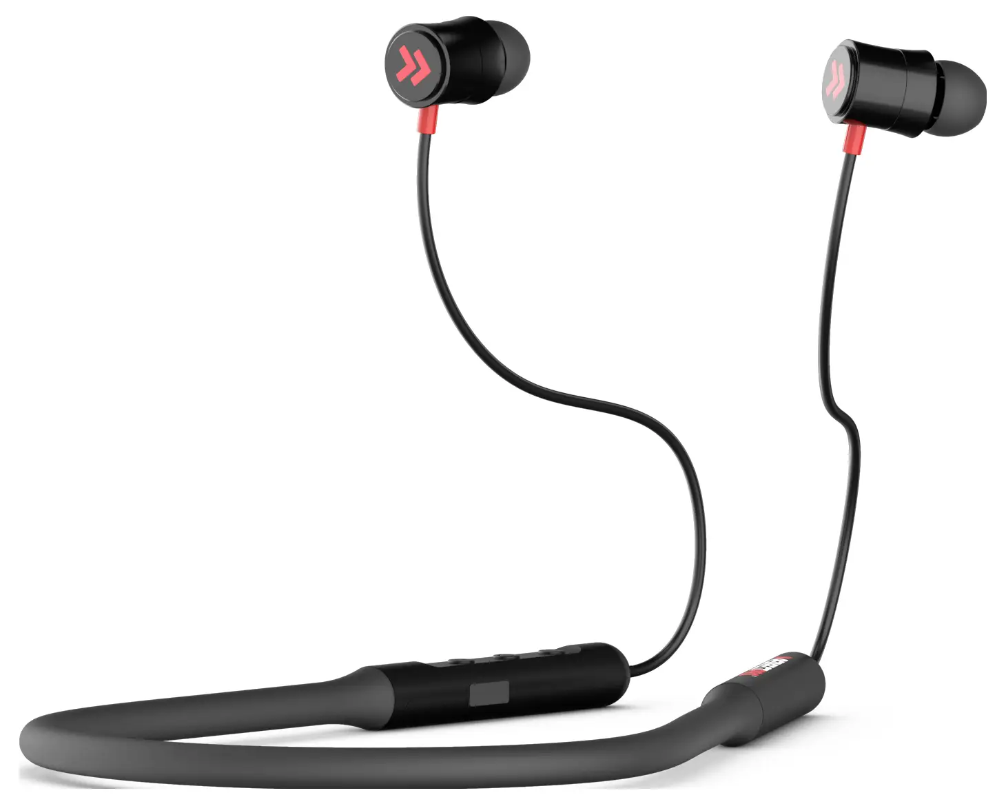 PerfectPro Earbuds Bluetooth стерео навушники-вкладиші чорного кольору з ободком на шиї гарнітура для мобільного телефону