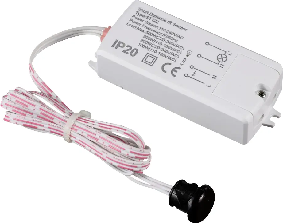 Датчик движения V-TAC 5084, угол обзора 30°, степень защиты IP20, белый.