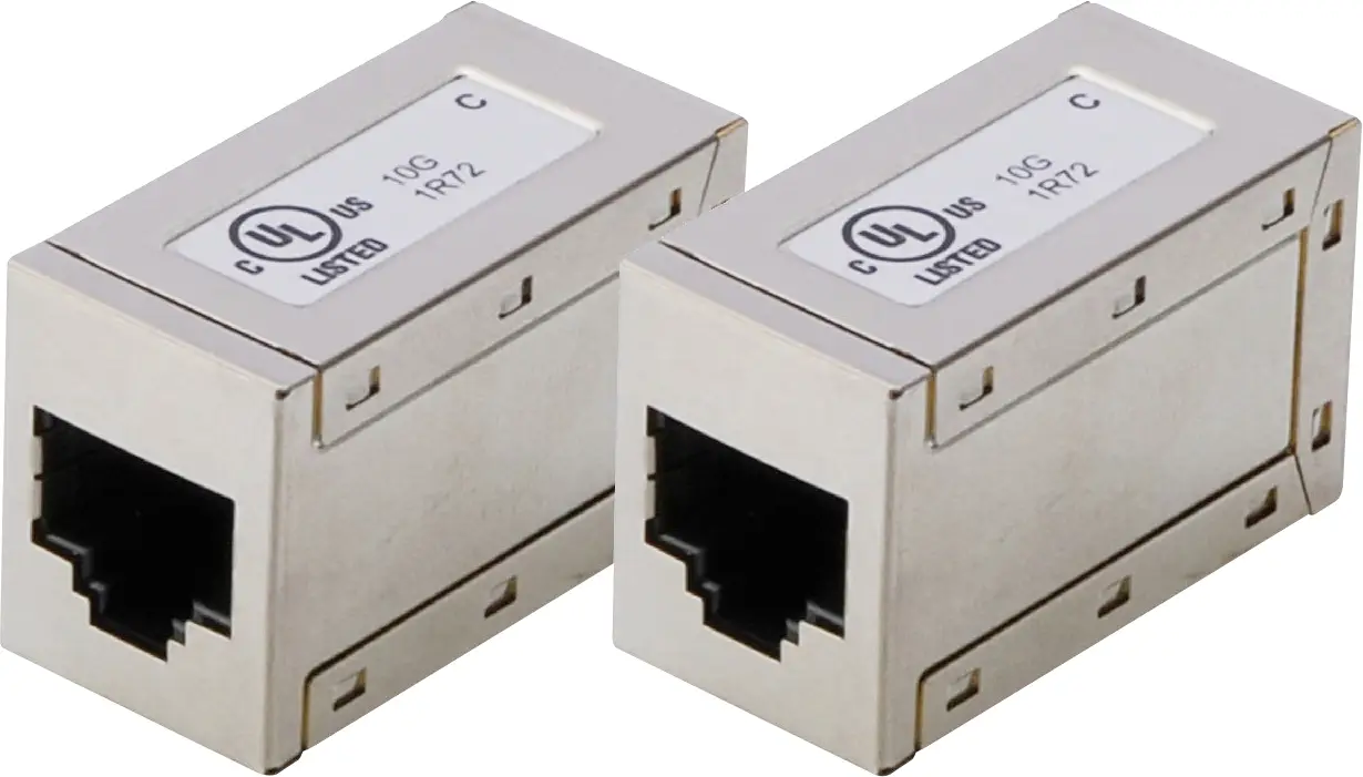 Модуль разъема Digitus AT-AG-8-8-C6S-2 RJ45 (гнездо), RJ45, CAT 6, 8 контактов, 2 шт.