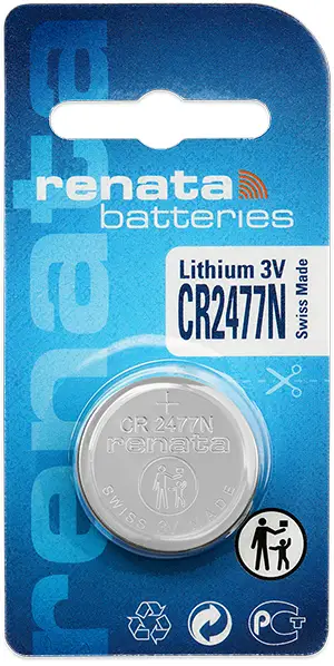 Батарейка CR 2477N Renata 3 В 1 шт., 950 мАч, литиевая