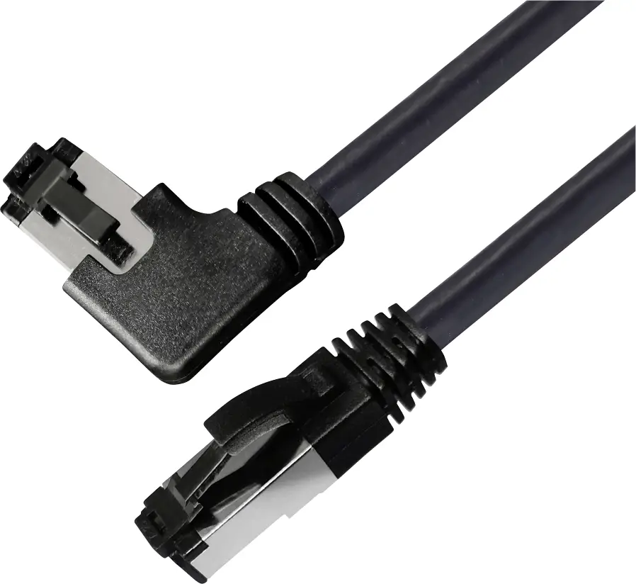 Кабель LAN BKL Electronic 144033, 1 шт., RJ45, CAT 8.1, S/FTP, 5 м, черный
