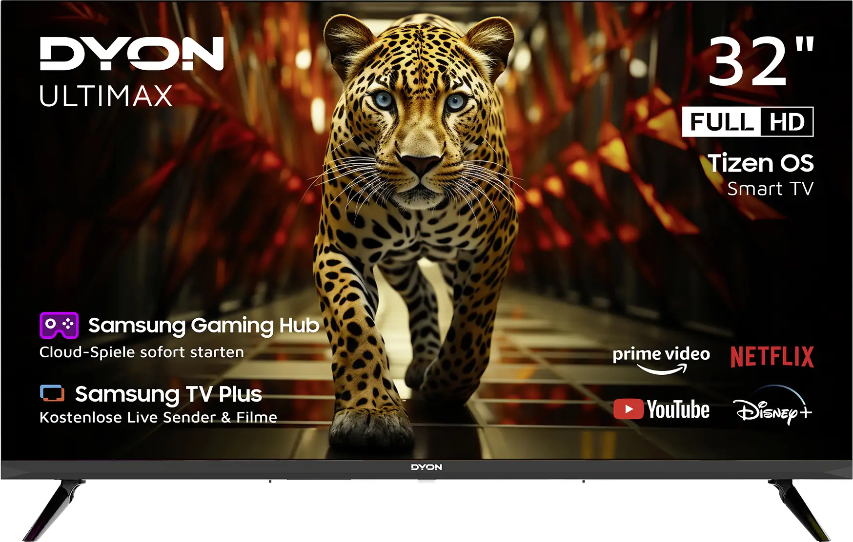 РК-телевізор 32 дюйми Dyon Ultimax 32F-TI, Full HD (1920 x 1080 пікселів), 60 Гц