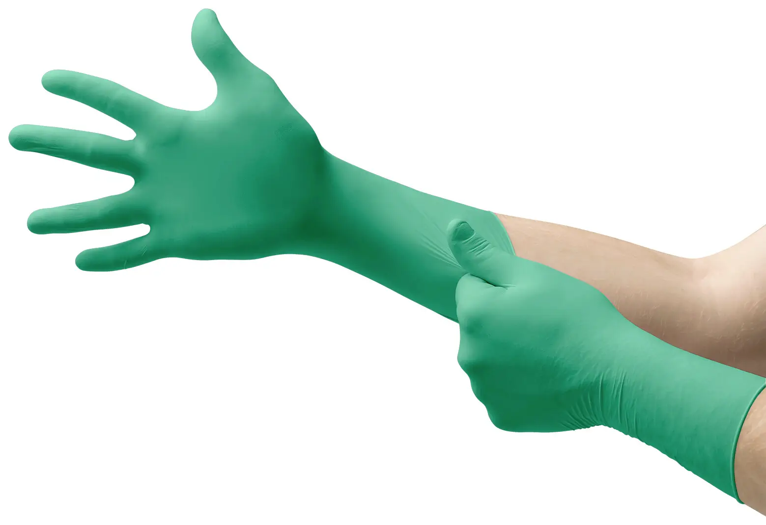 Одноразовые нитриловые перчатки Ansell TouchNTuff 92605100, 100 шт. Размеры перчаток: XL, 9.5, 10, EN 21420:2020