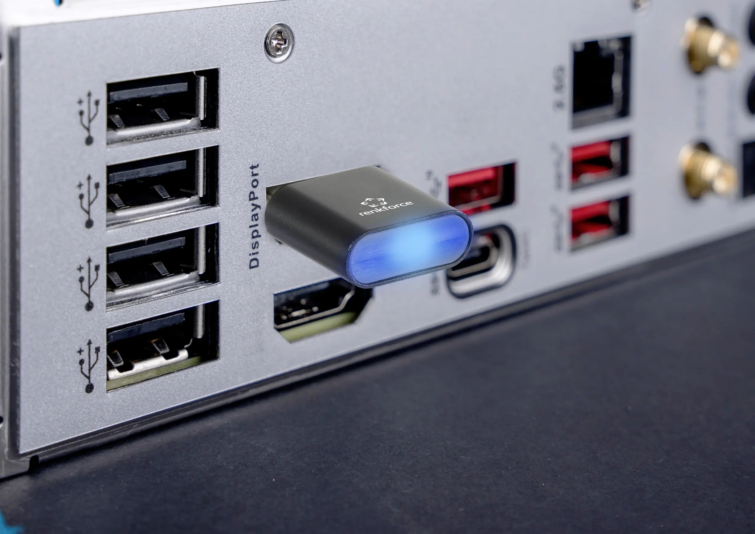 Эмулятор EDID DisplayPort Renkforce Display Adapter, виртуальный эмулятор DP (EDID), 4K RF-6685714
