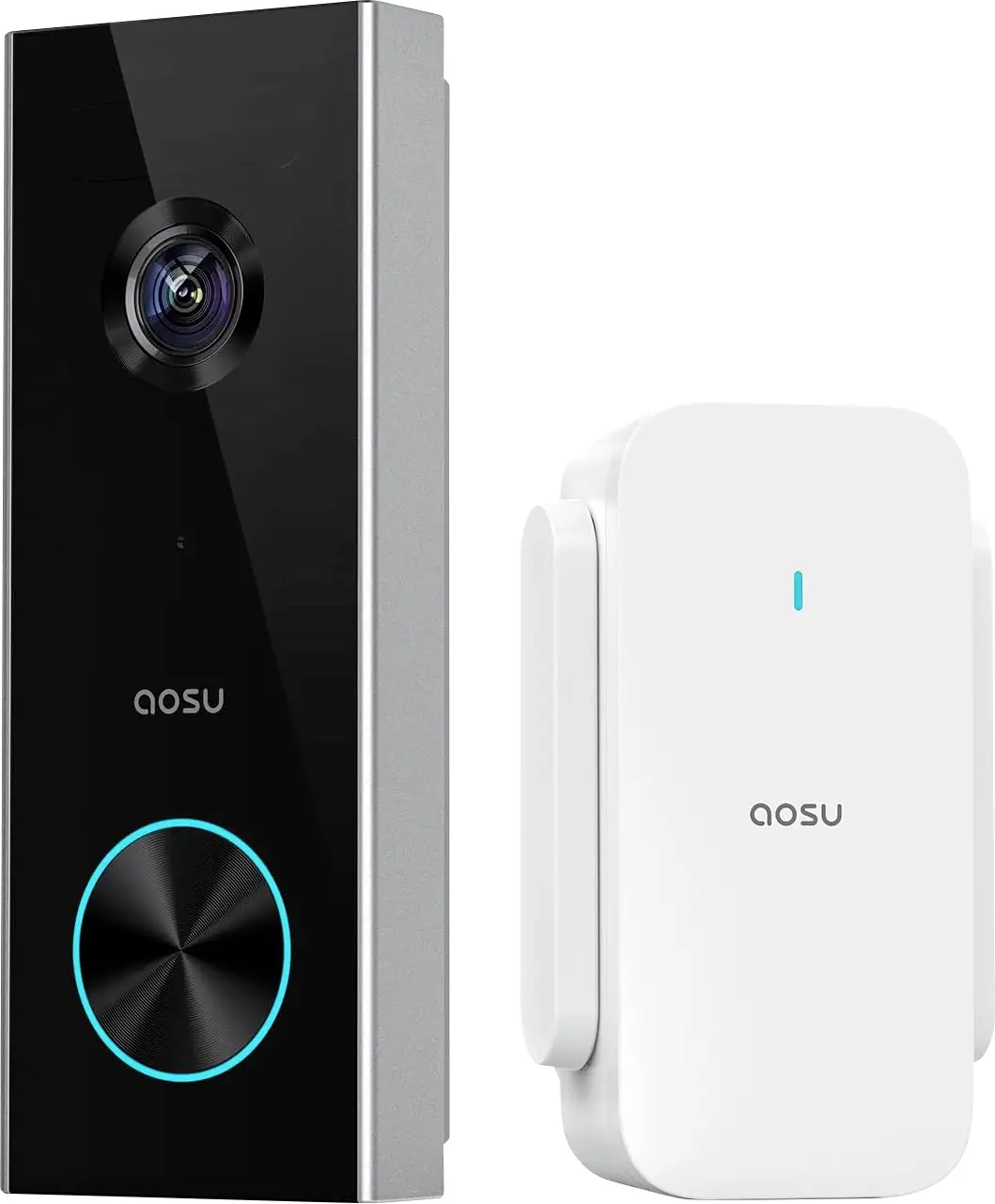 Комплект відеодомофона Aosu V8P WLAN, 1 шт., сірий, білий