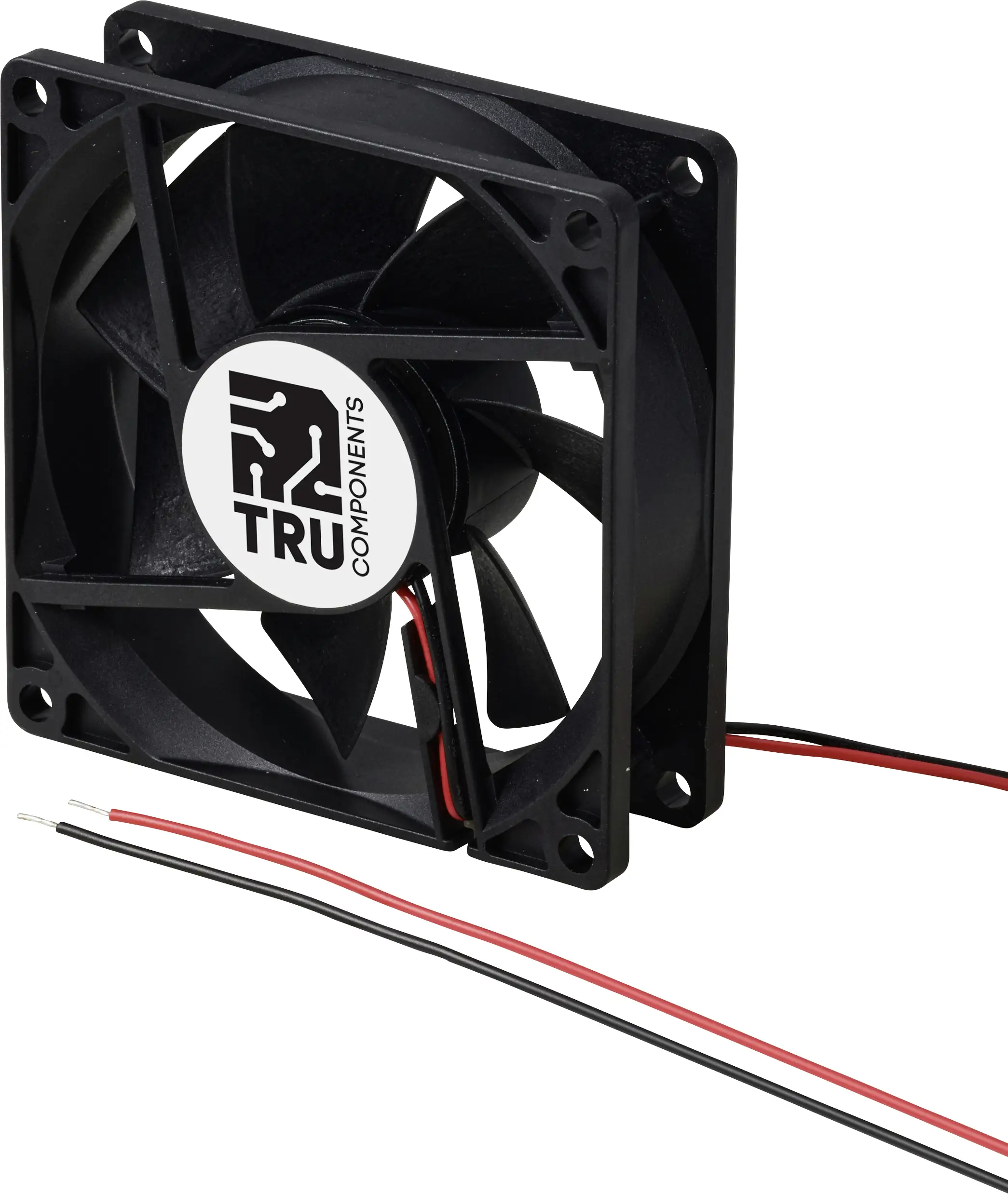 Осевой вентилятор TRU COMPONENTS TC-MX8025-24V0.05A, 24 В постоянного тока, 46,8 м³/ч, (Д x Ш x В) 80 x 80 x 25 мм