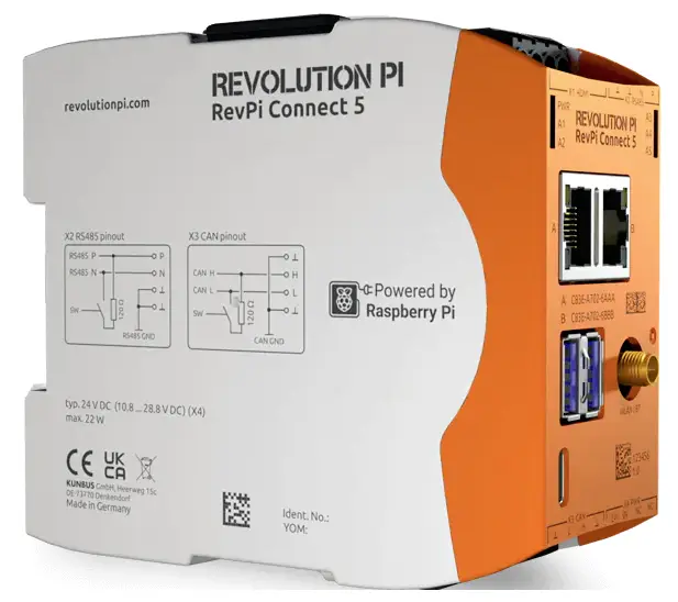 Модуль розширення ПЛК Revolution Pi від Kunbus RevPi Connect 5 100418 24 В постійного струму
