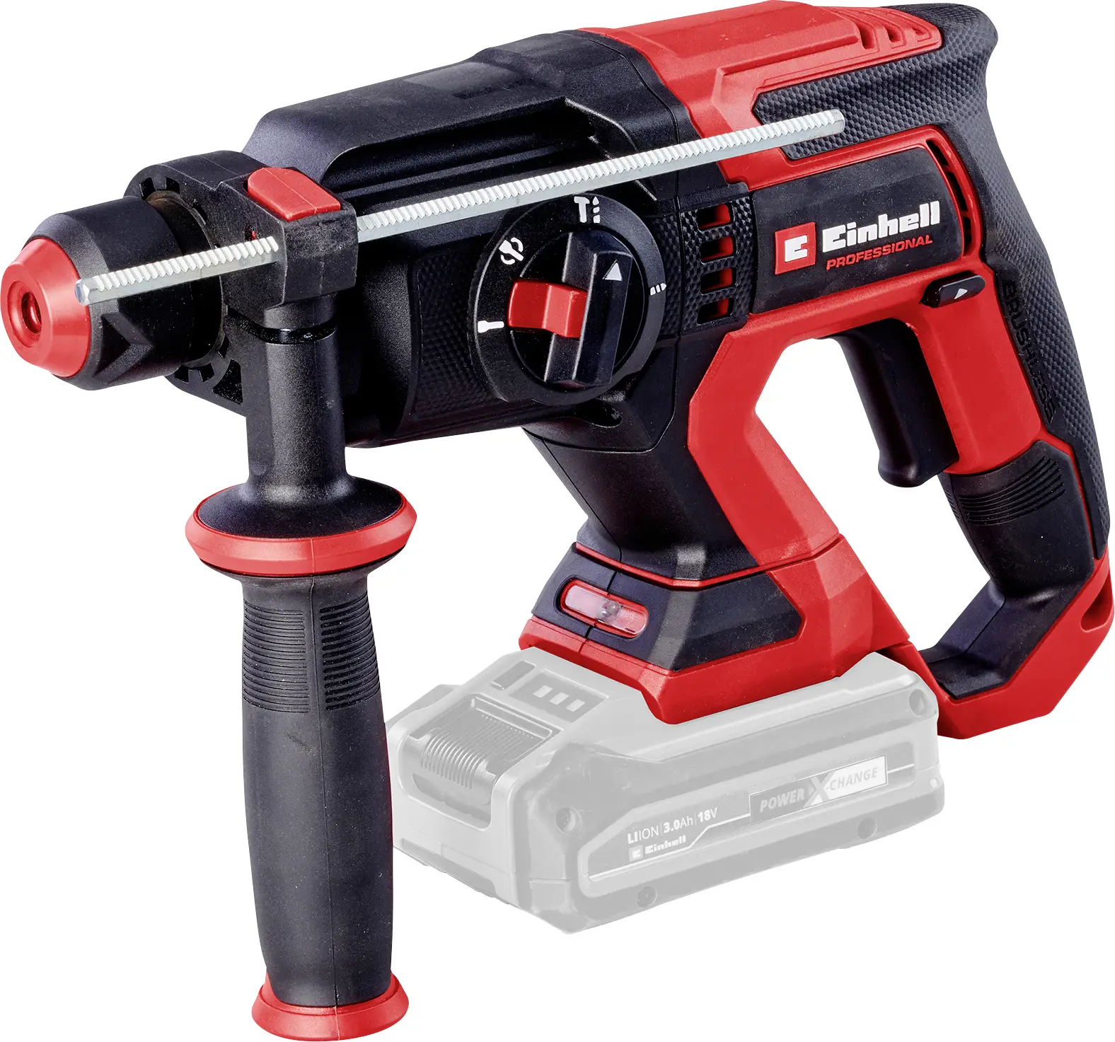 Einhell Professional Power X-Change TP-HD 18/22 D Li BL — аккумуляторная ударная дрель Solo SDS-Plus 18 В, 3 Ач, литий-ионная