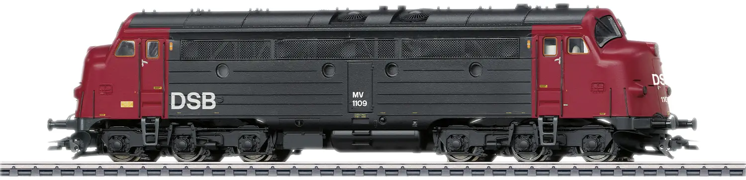 Дизельный локомотив H0 Märklin 39688, цифровая звуковая система переменного тока, длина по буферам: 217 мм, эпоха: IV