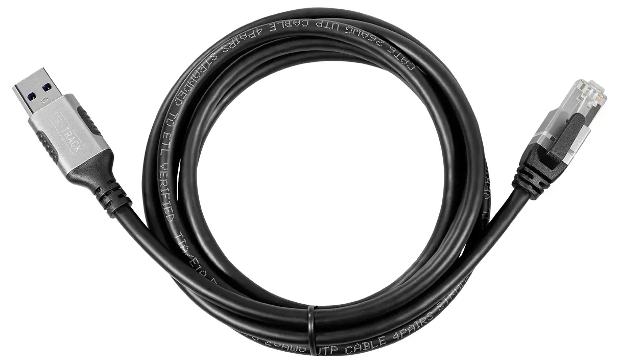 Адаптер USB 3.2 Gen 1 (USB 3.0), RJ45 Maxtrack C540-1.5L, CAT 6, 1.5 м, 1 шт.