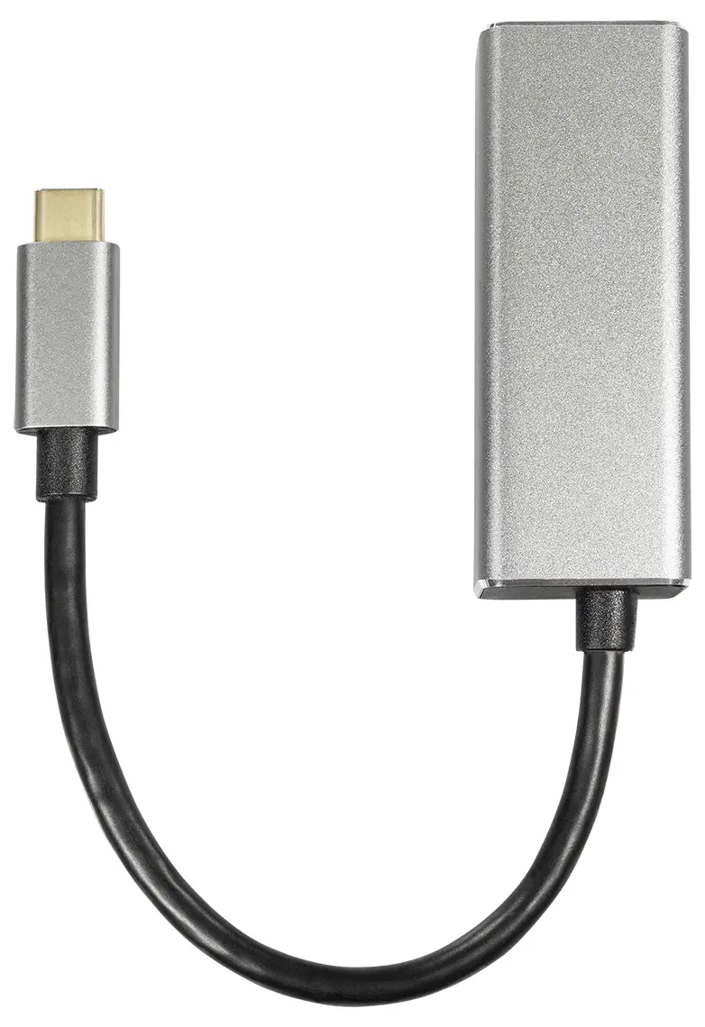 USB-C адаптер, RJ45 Maxtrack C545L, кабель, 10 см, 1 шт.