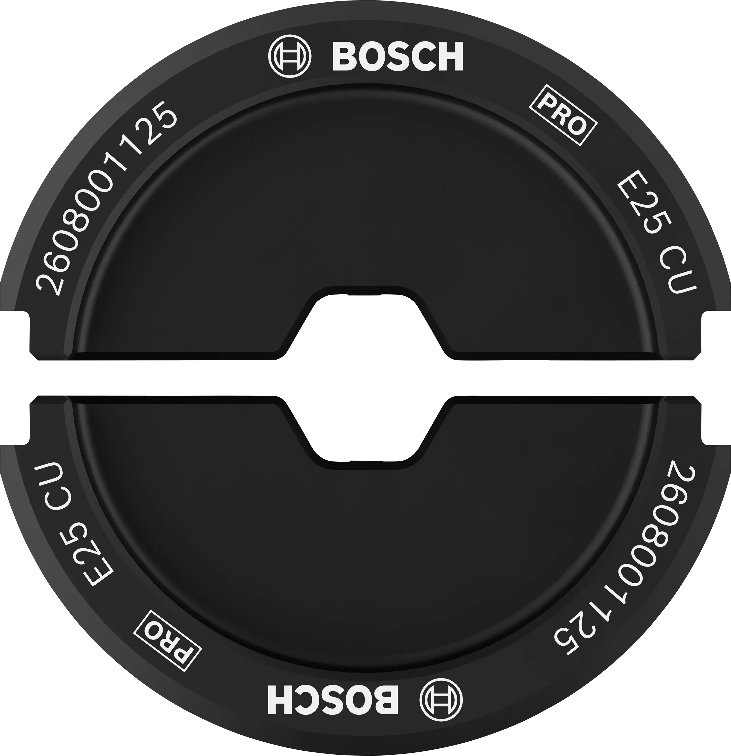 Вставка для обтискних кліпс Bosch Accessories 2608001125 2608001125, 25 до 25 мм²
