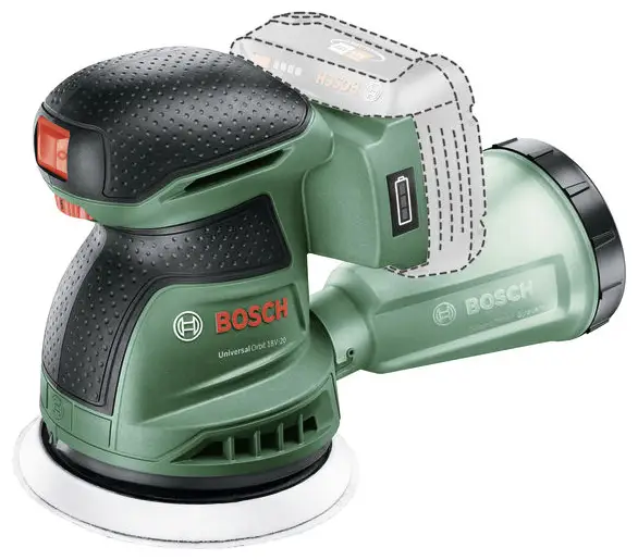 Аккумуляторная эксцентриковая шлифовальная машина Bosch Home and Garden UniversalOrbit 18V-20 06033E4100