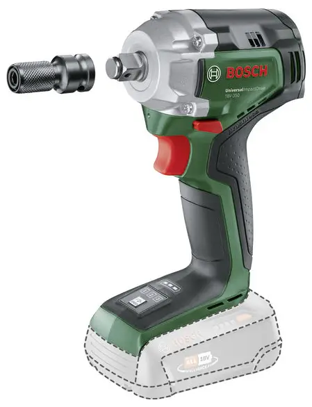 Аккумуляторный ударный шуруповерт Bosch Home and Garden Universal ImpactDrive 18V-350 0603980304, 350 Нм, 18 В. Количество аккумул